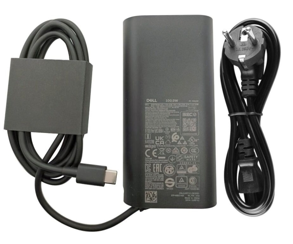Original 100W USB-C Dell Inspiron 14 7000 (7430) Adaptador Carregador + Cabo