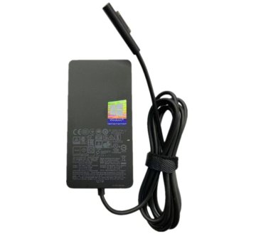 Original 127W 15V 8A Microsoft Surface Laptop Go Adaptador Carregador + Cabo