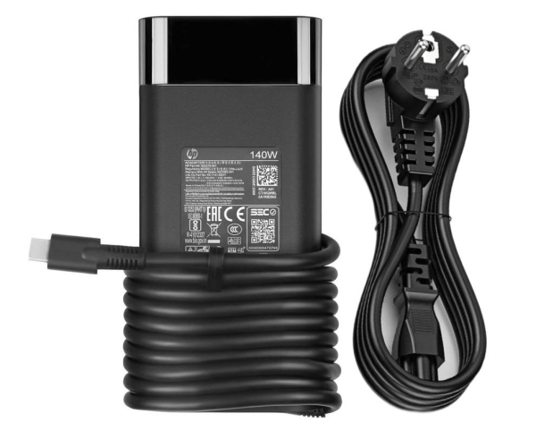 Original 140W USB-C HP Spectre x360 16-aa0999TX Adaptador AC Carregador + Cabo