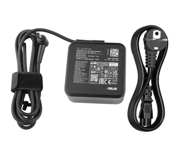 Original 19V 3.42A 65W Asus R516LB R516LX R516UB Adaptador AC Carregador + Cabo