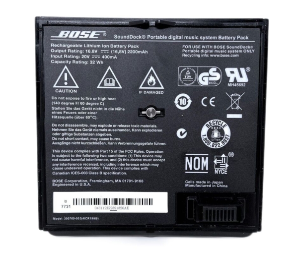 Original 2200mAh 32Wh Bose 4ICR19/66 Bateria