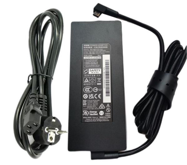 Original 330W 19.5V 16.92A Razer Blade 16 i9 13950HX Adaptador Carregador + Cabo