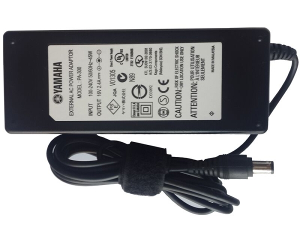 Original 16V 2.4A 38W Yamaha PSR-2000 Carregador AC Adaptador + Cabo