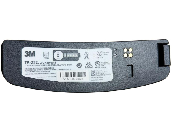 4800mAh 54Wh 3M™ Versaflo™ TR-300+ Series PAPR Bateria