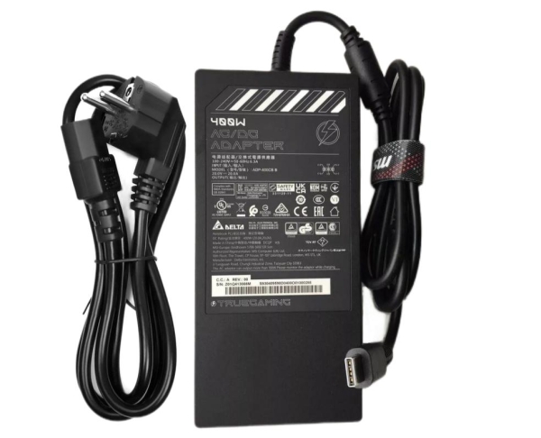Original 20V 20A 400W MSI Titan GT77 12UHS-077AU Adaptador AC Carregador + Cabo