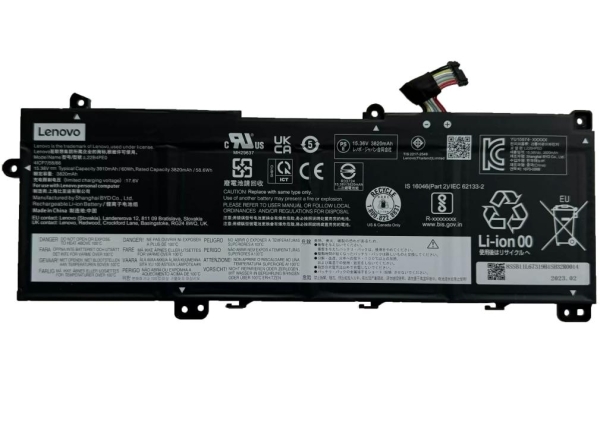 Original 3910mAh 60Wh Lenovo 21MX0014PS 21MX0014QI 21MX0014QN Bateria