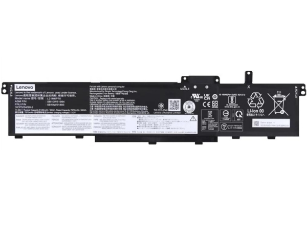 Original 8120mAh 94Wh Lenovo ThinkPad P16 Gen 1-21D6006CUS Bateria
