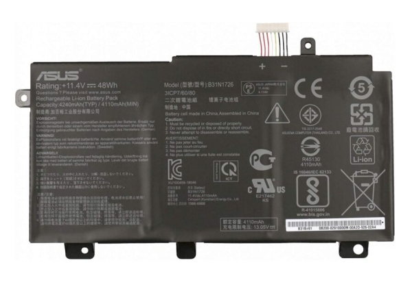 Original 4240mAh 48Wh Asus TUF Gaming FX505GE-ES203T Bateria