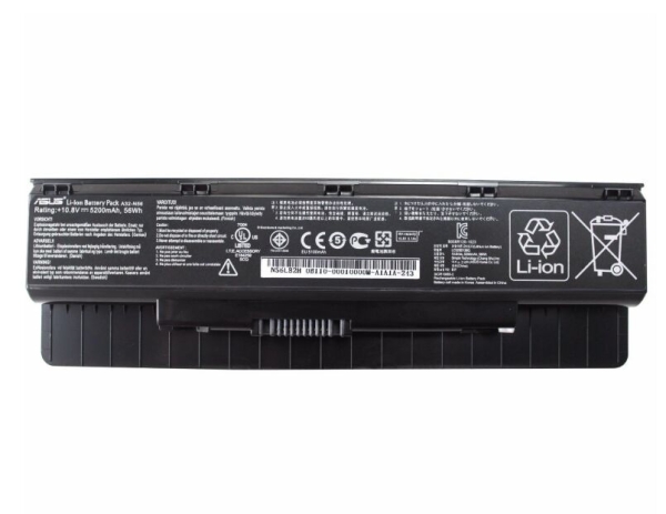 Original 56Wh 5200mAh Asus N56JR-S4032H N56JR-CN176D Bateria