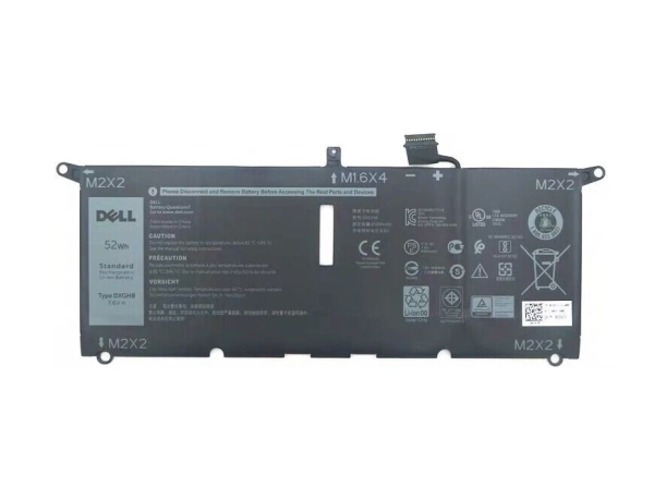 Original 6500mAh 52Wh Dell XPS 13-9370-D1605S Bateria