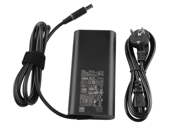 Original GaN 19.5V 9.23A 180W Dell G3 15 (3579-9426) Adaptador AC Carregador + Cabo