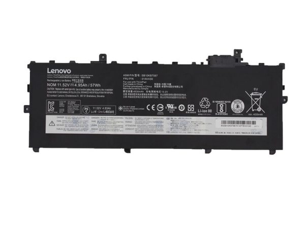 Original 57Wh Lenovo ThinkPad X1 Carbon 6th Gen 20KH006DIX Bateria