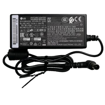 Original 19V 2.1A 40W LG 24M45VQ Carregador AC Adaptador + Cabo